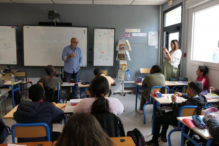 Rencontre avec les élèves de CM2 de l’école élémentaire Maurice Ravel des Mureaux