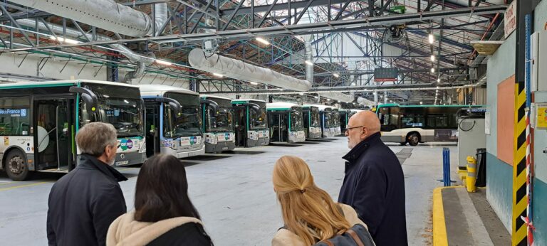 Visite des centre-bus, de régulation et d’information de la RATP